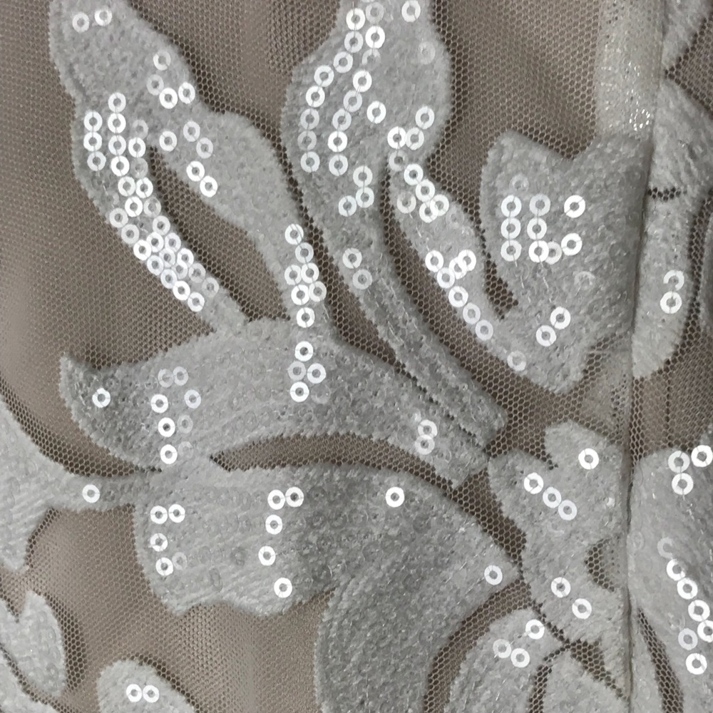 GB_Strapless_Flower Sequins Dress - Picture 3 of 8